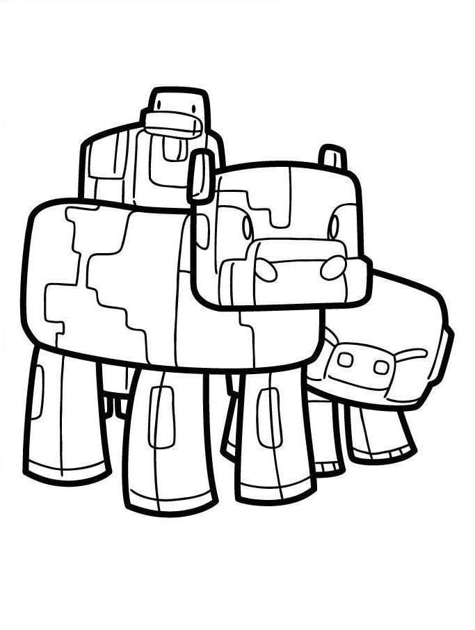 Online coloring book: Coloring book animals with roblox